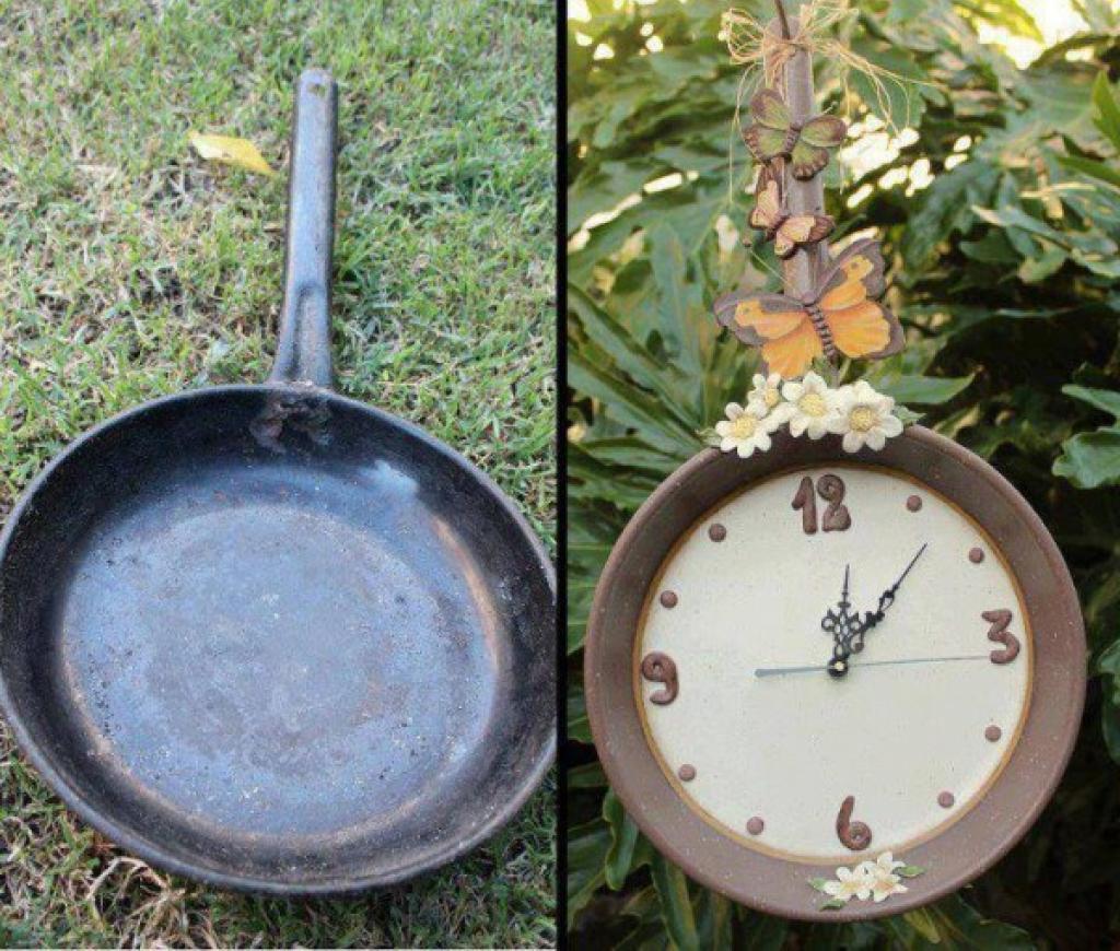 Décorer son jardin avec des accessoires de cuisine...beaucoup de style !