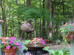 Décorer son jardin avec des accessoires de cuisine...beaucoup de style !