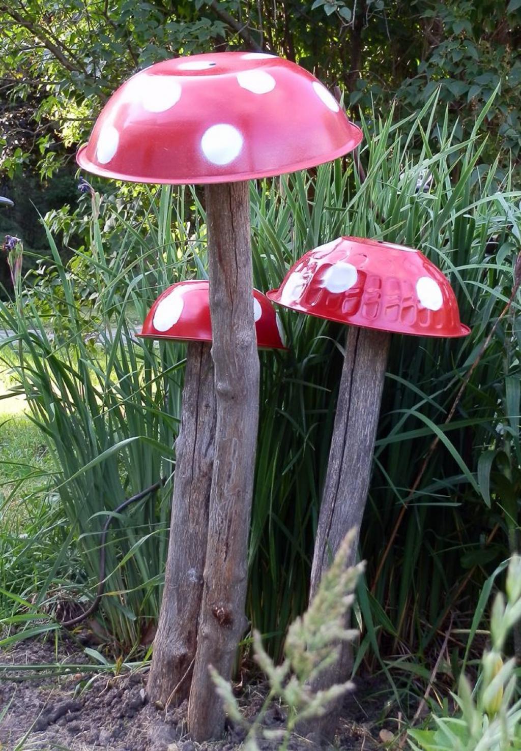 Décorer son jardin avec des accessoires de cuisine...beaucoup de style !