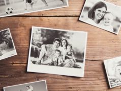 décorer avec des photos de famille