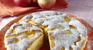 Gâteau flan aux pommes