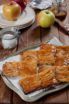 Tarte fine aux pommes caramélisées