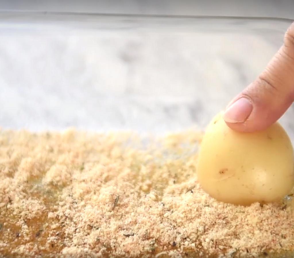 pommes de terre croustillantes au parmesan