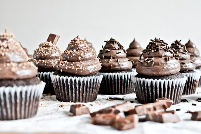 Cupcakes au chocolat 