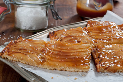 Tarte fine aux pommes caramélisées