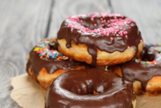 Donuts glaçage chocolat