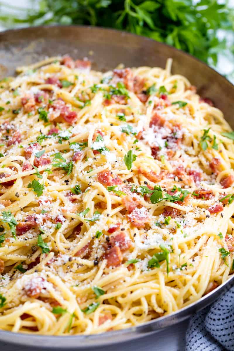 Pâtes à la carbonara