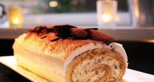 Bûche tiramisu de Noël