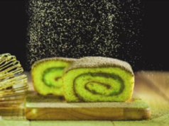 Gâteau matcha roulé Gâteau matcha roulé